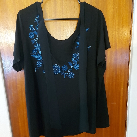 Lane Bryant Tops - Sexy back tie shirt